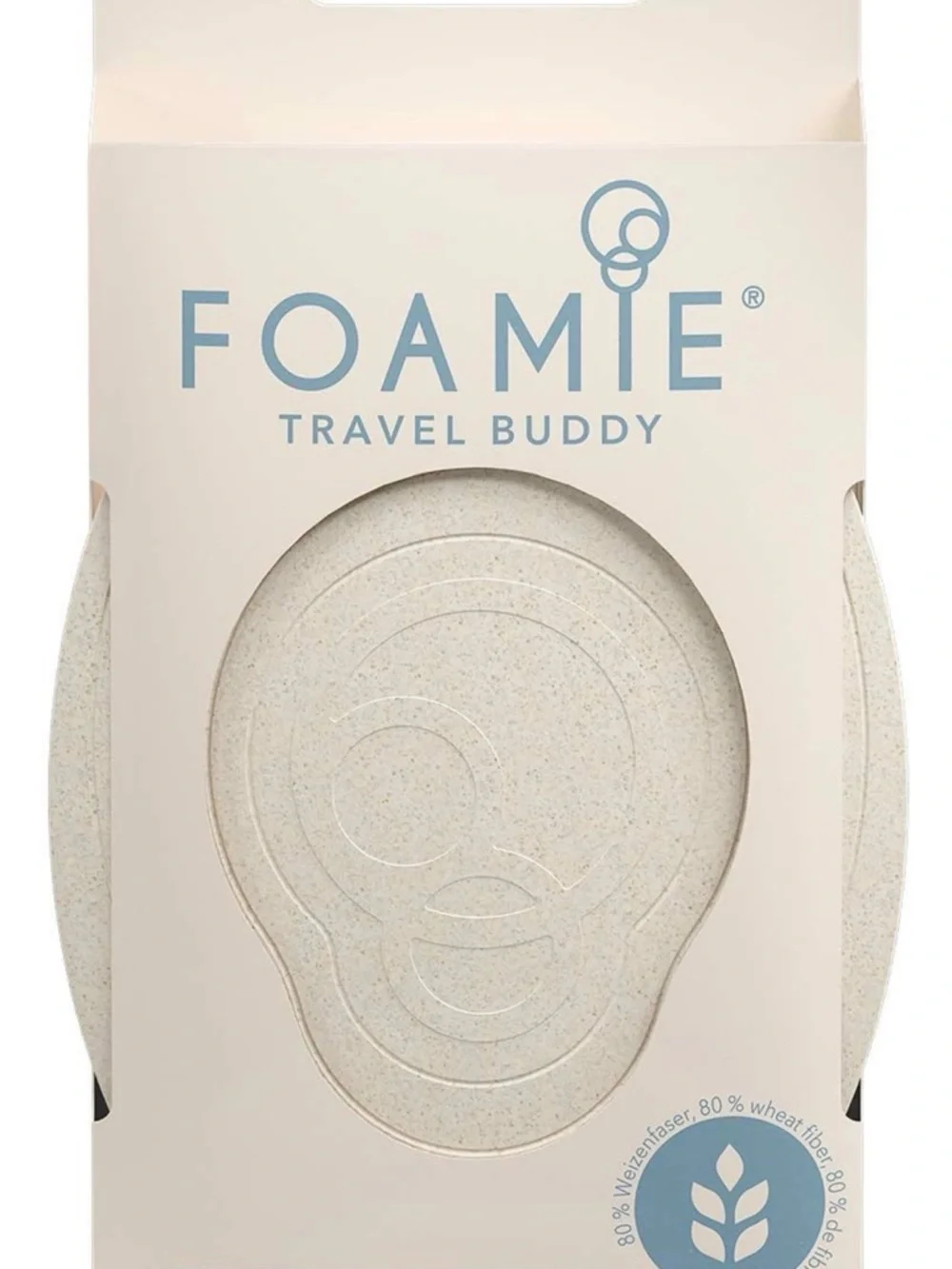 Travel Buddy Soap Box - Cream with Blue Accent